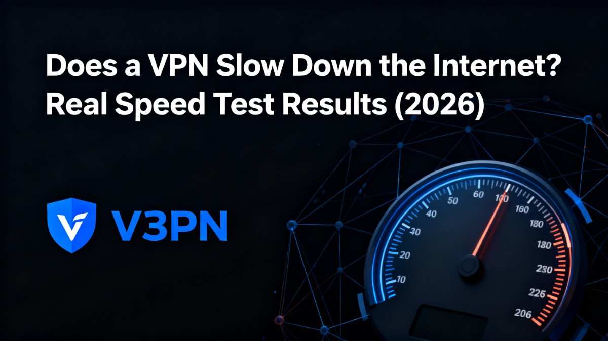Does VPN Slow Internet? Speed Test Results 2026 | V3VPN